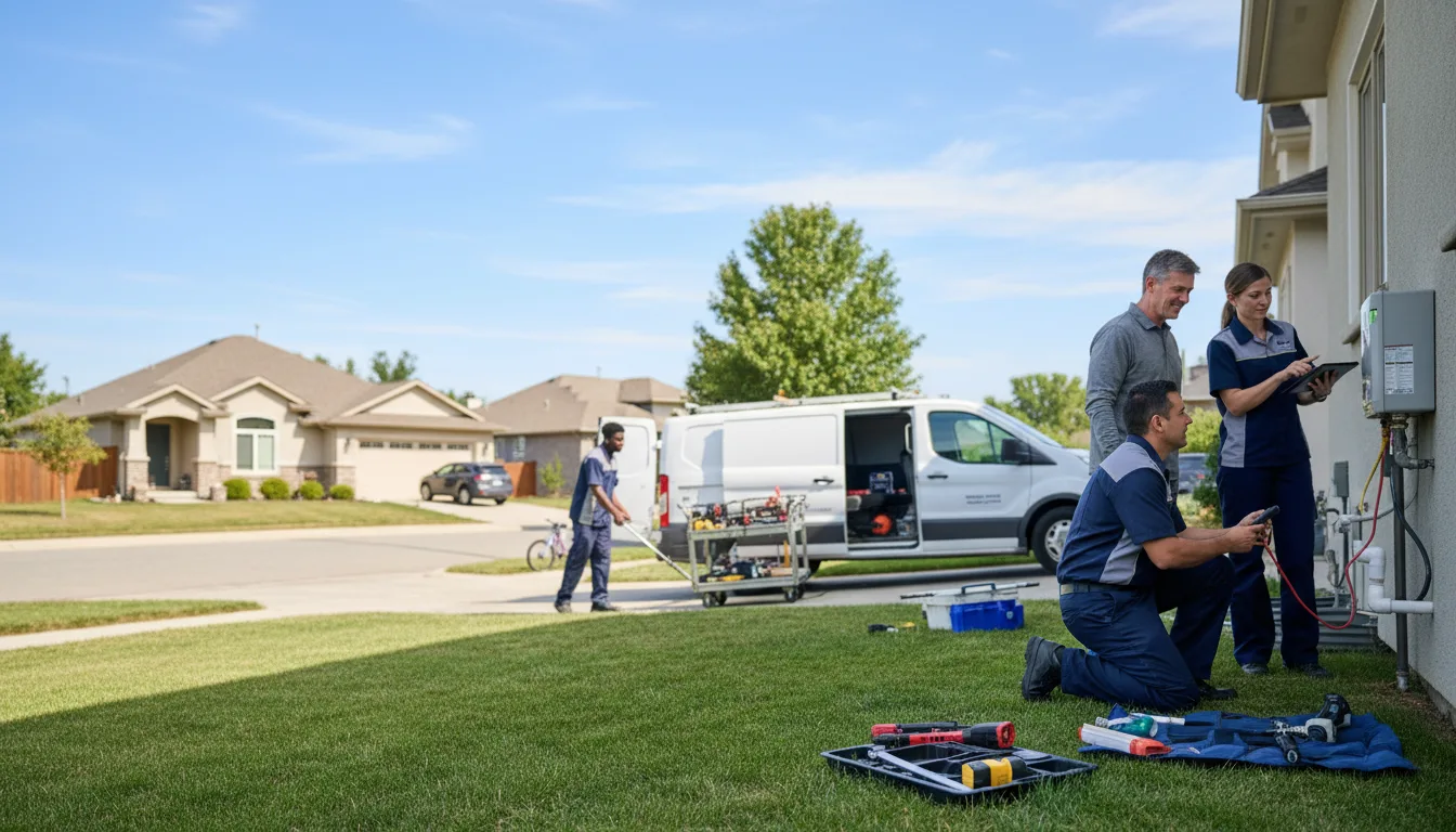 Tankless water heater service in Adams, NE
